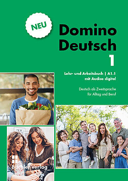 Set mit div. Artikeln (Set) Domino Deutsch 1 NEU  Lehr- und Arbeitsbuch mit Audios digital A.1.1 von Susanne Büchler