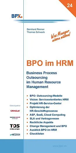E-Book (pdf) BPO im HRM von Bernhard Renner