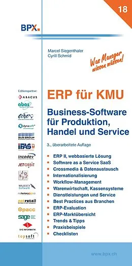 E-Book (pdf) ERP für KMU von Marcel Siegenthaler