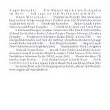 Audio CD (CD/SACD) Die Wurzel des freien Radicalen ist Herz von Birgit Kempker