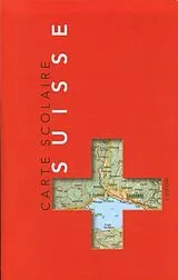 gefaltete (Land)Karte Carte scolaire Suisse 500000 von 