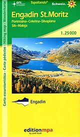 Carte (de géographie) Engadin St. Moritz 1:25 000 de 