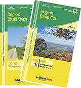 (Land)Karte Region Basel West / Region Basel Ost 1:25 000 von 