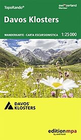(Land)Karte Davos Klosters 1:25'000 von 