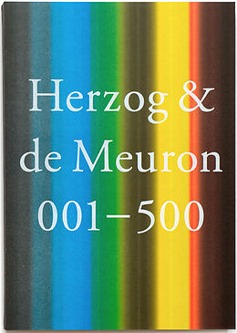 Couverture cartonnée Herzog & de Meuron 001  500 de 