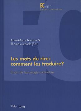 Couverture cartonnée Les mots du rire : comment les traduire ? de 