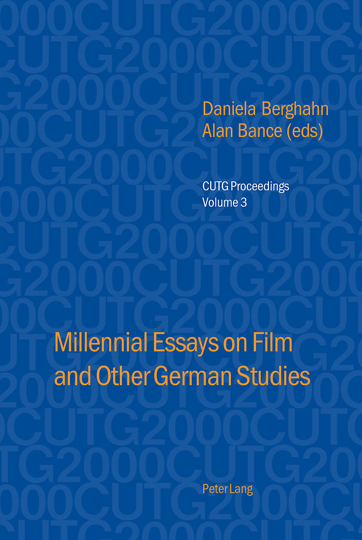 Millennial Essays on Film and Other German Studies