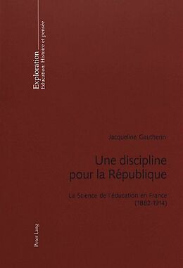 Couverture cartonnée Une discipline pour la République de Jacqueline Gautherin