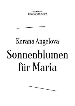 Paperback Sonnenblumen für Maria von Kerana Angelova