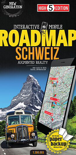 (Land)Karte Interactive Mobile ROADMAP Schweiz von 