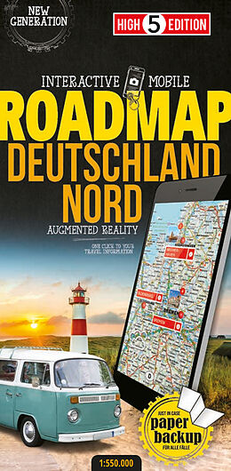 (Land)Karte Interactive Mobile ROADMAP Deutschland Nord von 