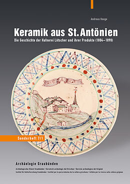 Kartonierter Einband Keramik aus St. Antönien von Andreas Heege