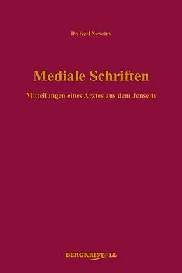 E-Book (epub) Mediale Schriften von Karl Nowotny