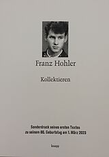 Fester Einband Kollektieren von Franz Hohler