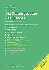 Kartonierter Einband Die Steuergesetze des Bundes 2026 von Daniel R. Gygax