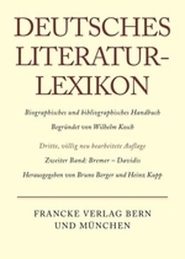 Fester Einband Deutsches Literatur-Lexikon / Bremer - Davidis von Wilhelm Kosch