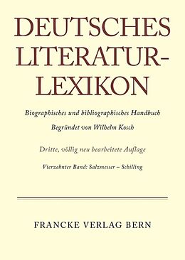 Fester Einband Deutsches Literatur-Lexikon / Salzmesser - Schilling von 