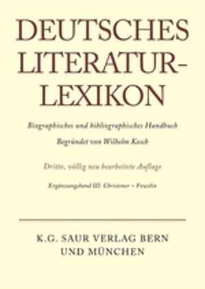 Deutsches Literatur-Lexikon / Christener - Fowelin