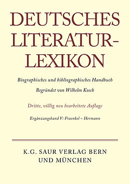 Fester Einband Deutsches Literatur-Lexikon / Fraenkel - Hermann von Wilhelm Kosch