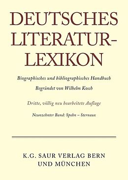 Fester Einband Deutsches Literatur-Lexikon / Spohn - Sternaux von 