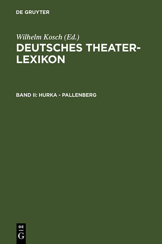 Deutsches Theater-Lexikon / Hurka - Pallenberg