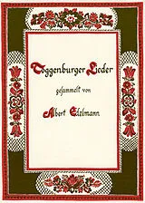 Kartonierter Einband Toggenburger Lieder von Albert Edelmann