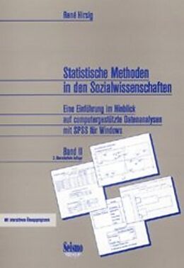 Paperback Statistische Methoden in den Sozialwissenschaften. Eine Einführung... / Eine Einführung im Hinblick auf computergestützte Datenanalysen mit SPSS für Windows von René Hirsig