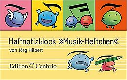 Jörg Hilbert Instrumente+Zubehör Haftnotizblock Musik-Heftchen