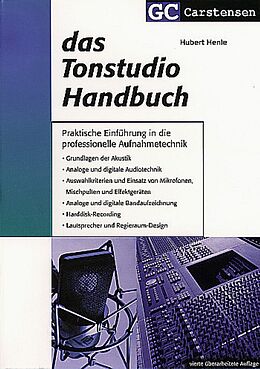 Kartonierter Einband Das Tonstudio Handbuch von Hubert Henle