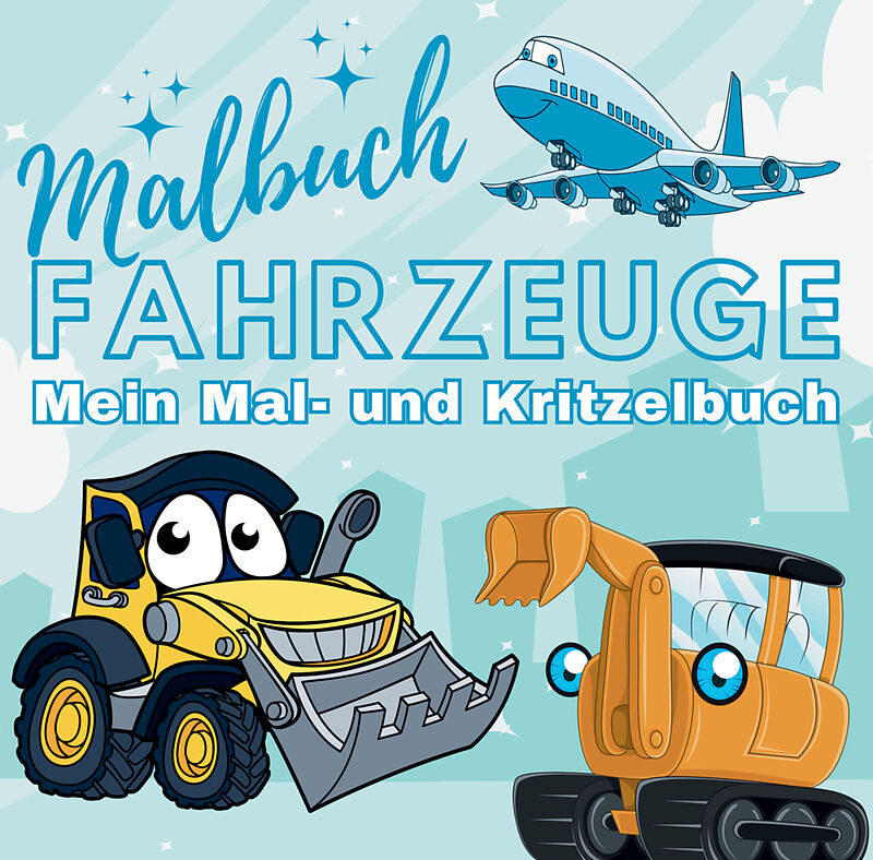 XXL-Malbuch Fahrzeuge - Kritzeln, Malen, Staunen