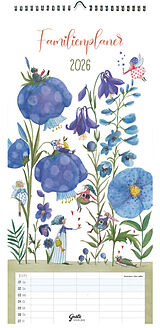 Kalender (Kal) Familienplaner / Akelei 2026 von Silke Leffler