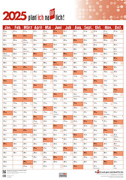 Kalender Türplaner Kalender 2025 von 