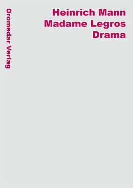 E-Book (epub) Madame Legros von Heinrich Mann