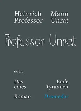 E-Book (epub) Professor Unrat von Heinrich Mann
