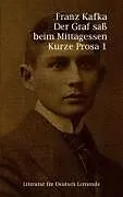 Kartonierter Einband Der Graf saß beim Mittagessen von Franz Kafka