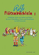 Rolf Zuckowski Notenblätter Rolfs Flötenbüchlein Band 1