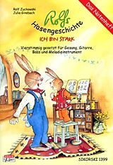 Kartonierter Einband Rolfs Hasengeschichte - Ich bin stark (Ed. 1399) von Rolf Zuckowski