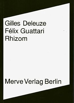 Kartonierter Einband Rhizom von Gilles Deleuze, Félix Guattari