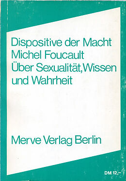Kartonierter Einband Dispositive der Macht von Michel Foucault