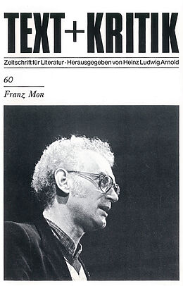 Paperback Franz Mon von Franz Mon