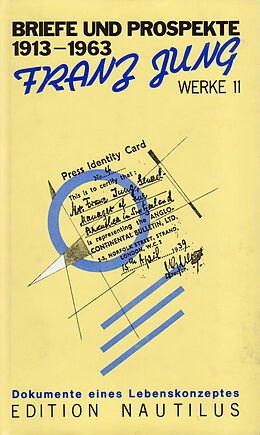 Paperback Werke / Briefe und Prospekte von Franz Jung