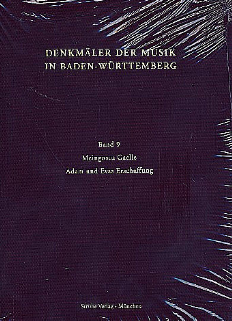 Denkmäler der Musik in Baden-Württemberg Band 9