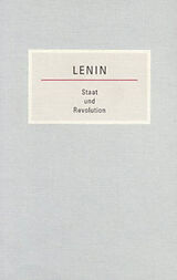 Kartonierter Einband Staat und Revolution von Wladimir I Lenin