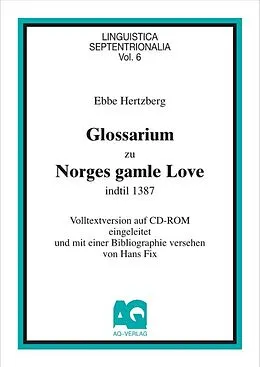 E-Book (pdf) Glossarium zu Norges gamle love von Ebbe Hertzberg