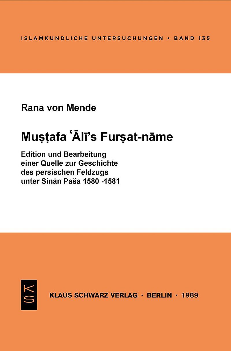 Mustafa 'Ali's Fursat-name