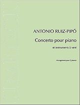 Antonio Ruiz-Pipó Notenblätter Concerto pour piano et instruments