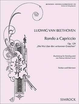 Geheftet Rondo a capriccio von Ludwig van Beethoven