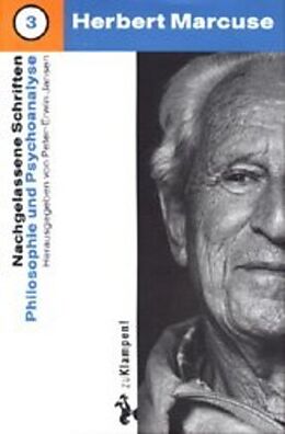Fester Einband Nachgelassene Schriften / Philosophie und Psychoanalyse von Herbert Marcuse