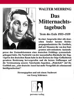 E-Book (epub) Das Mitternachtstagebuch von Walter Mehring