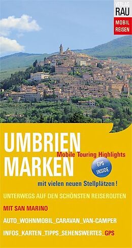 Kartonierter Einband Umbrien &amp; Marken mit San Marino von Werner Rau